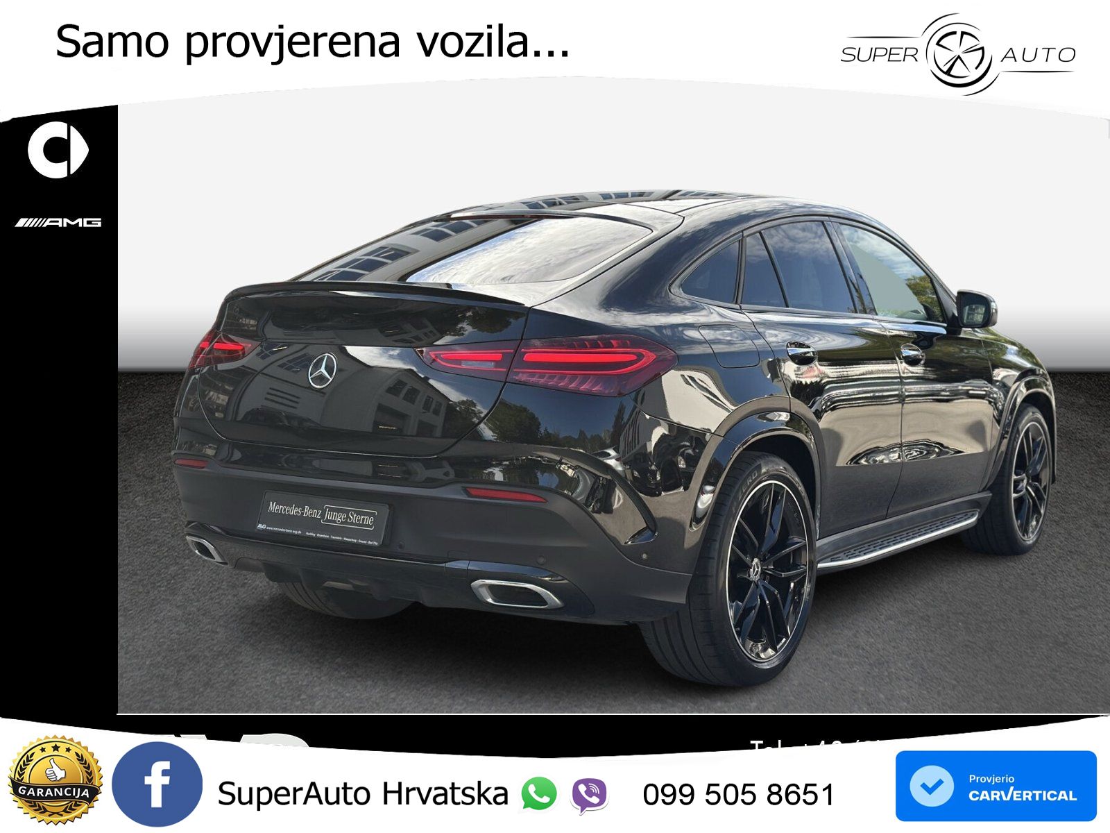Mercedes GLE Coupe 450d (367 KS) EQ Boost 4MATIC 9G-TRONIC AMG LED+GR SJED+ACC