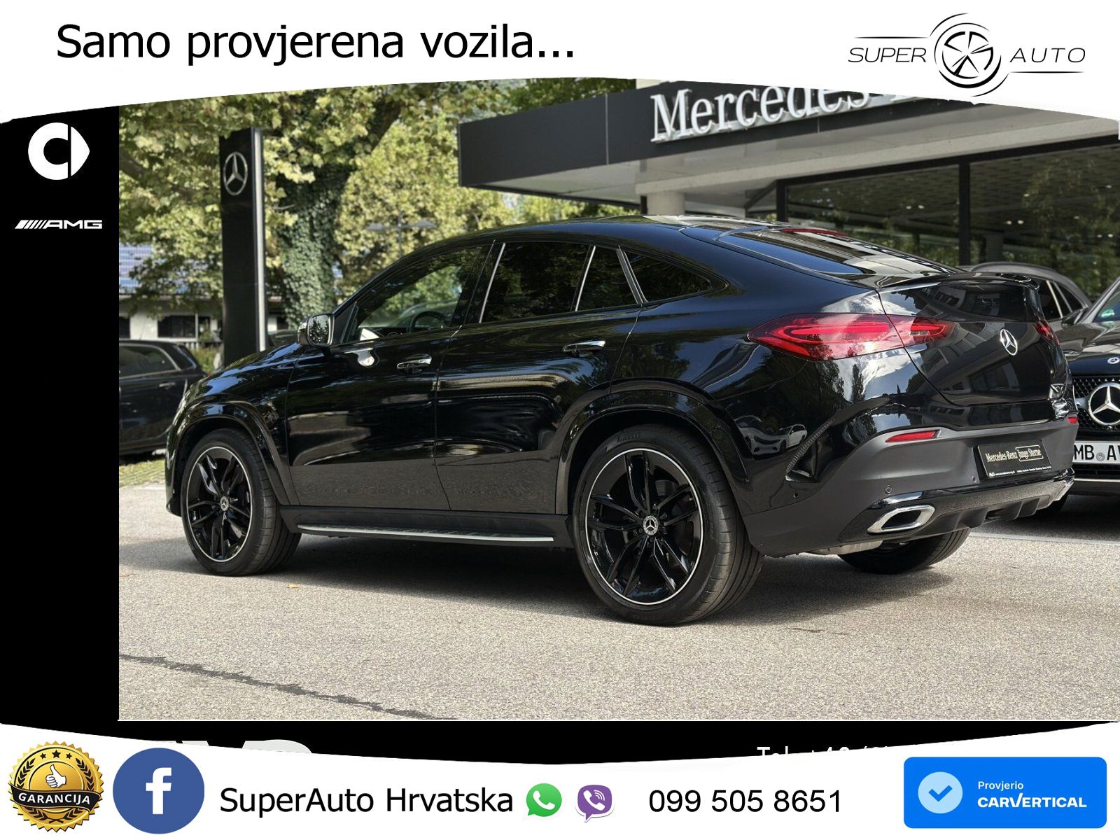 Mercedes GLE Coupe 450d (367 KS) EQ Boost 4MATIC 9G-TRONIC AMG LED+GR SJED+ACC