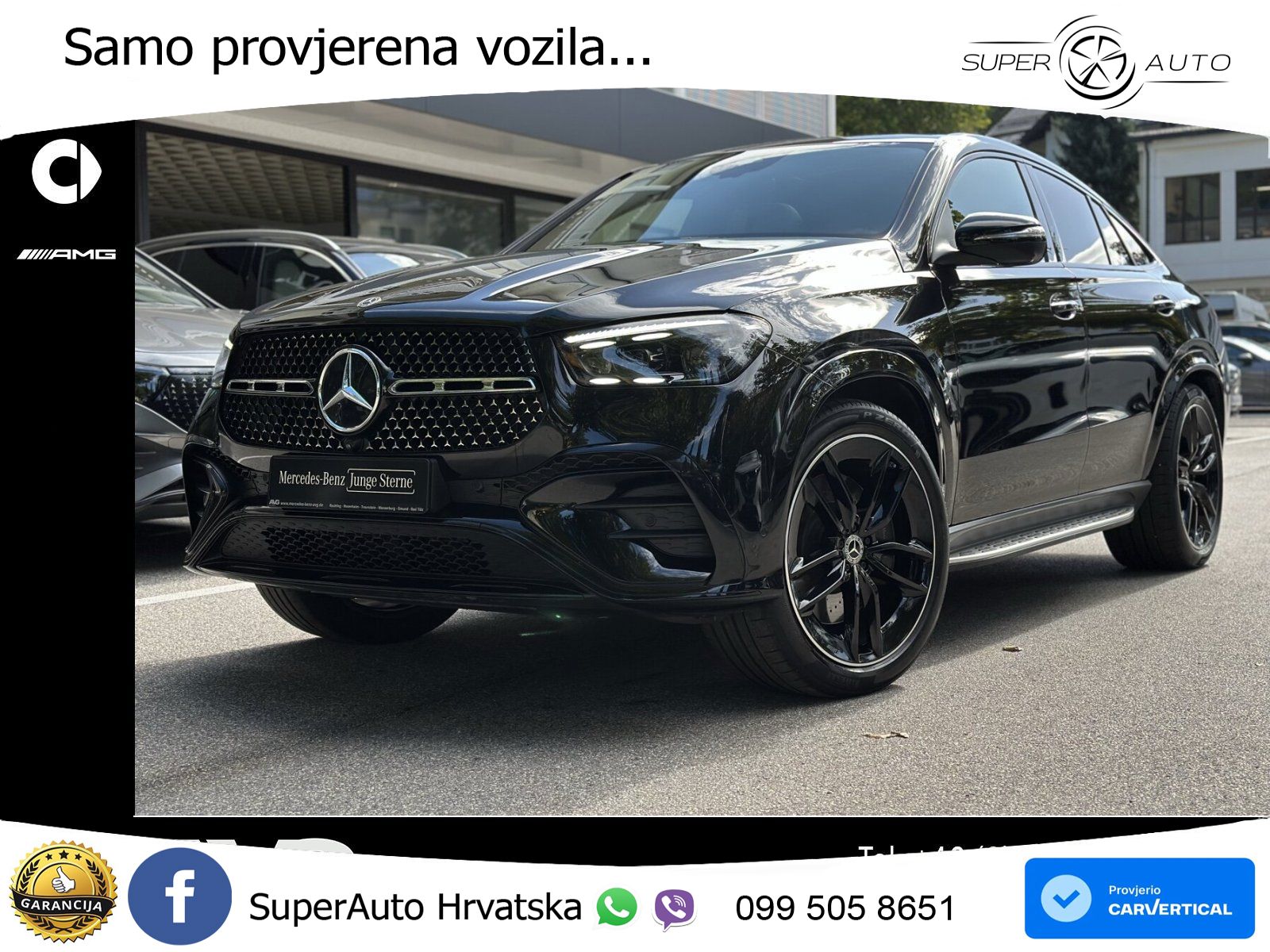 Mercedes GLE Coupe 450d (367 KS) EQ Boost 4MATIC 9G-TRONIC AMG LED+GR SJED+ACC