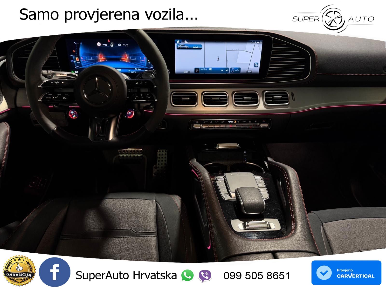 Mercedes AMG GLE 53 (435 KS) EQ Boost 4MATIC+ AMG SPEEDSHIFT TCT 9G ZRAČNI+ACC+GR SJED+360+PANO
