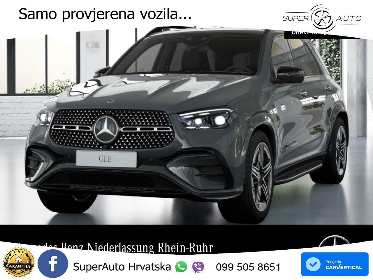 Mercedes GLE 450d (367 KS) EQ Boost 4MATIC 9G-TRONIC AMG LED+GR SJED+ACC