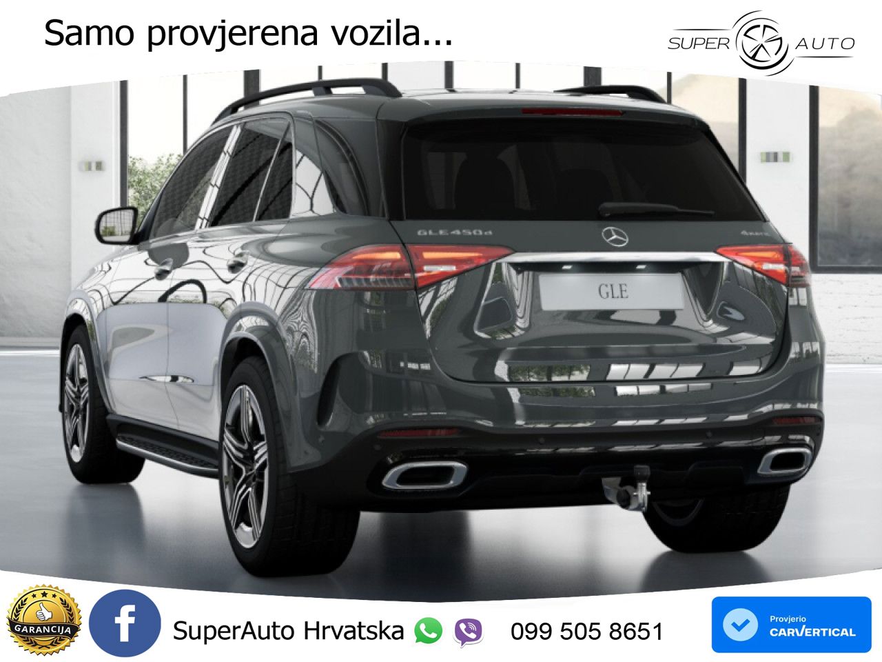 Mercedes GLE 450d (367 KS) EQ Boost 4MATIC 9G-TRONIC AMG LED+GR SJED+ACC