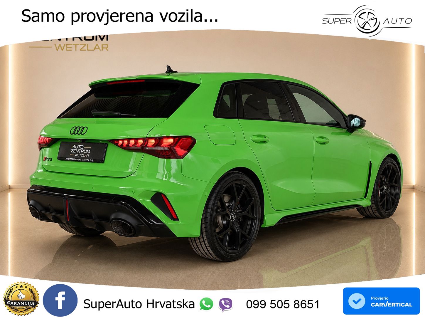 Audi RS3 Sedan 2.5 TFSI (400 KS) quattro S tronic