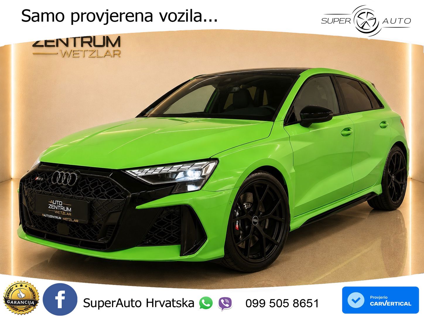 Audi RS3 Sedan 2.5 TFSI (400 KS) quattro S tronic