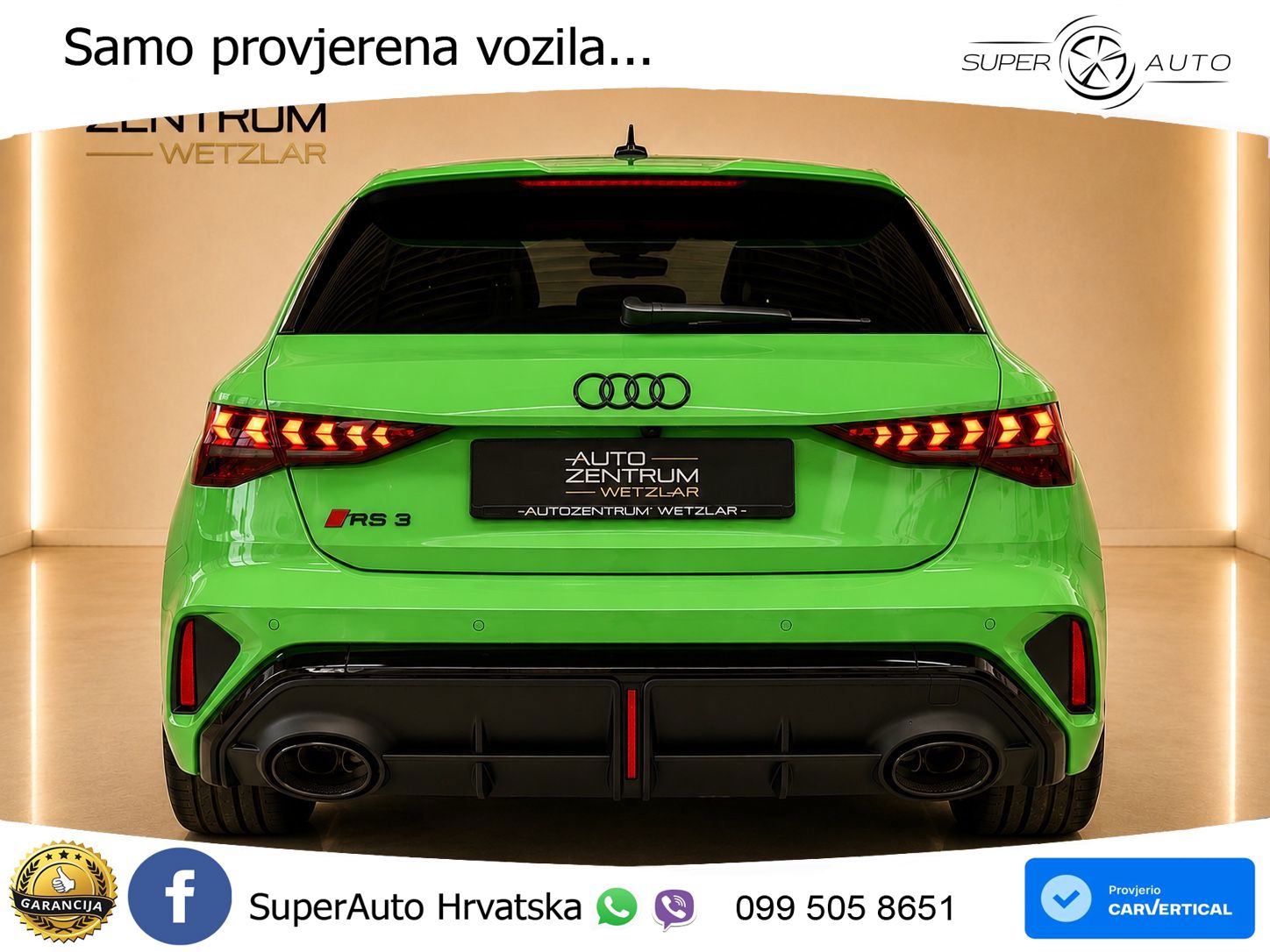Audi RS3 Sedan 2.5 TFSI (400 KS) quattro S tronic