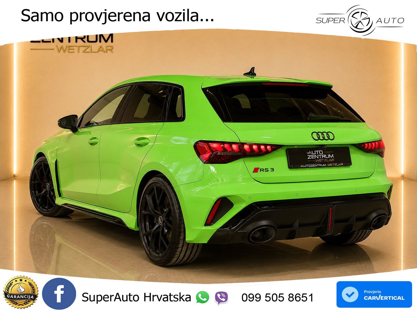 Audi RS3 Sedan 2.5 TFSI (400 KS) quattro S tronic