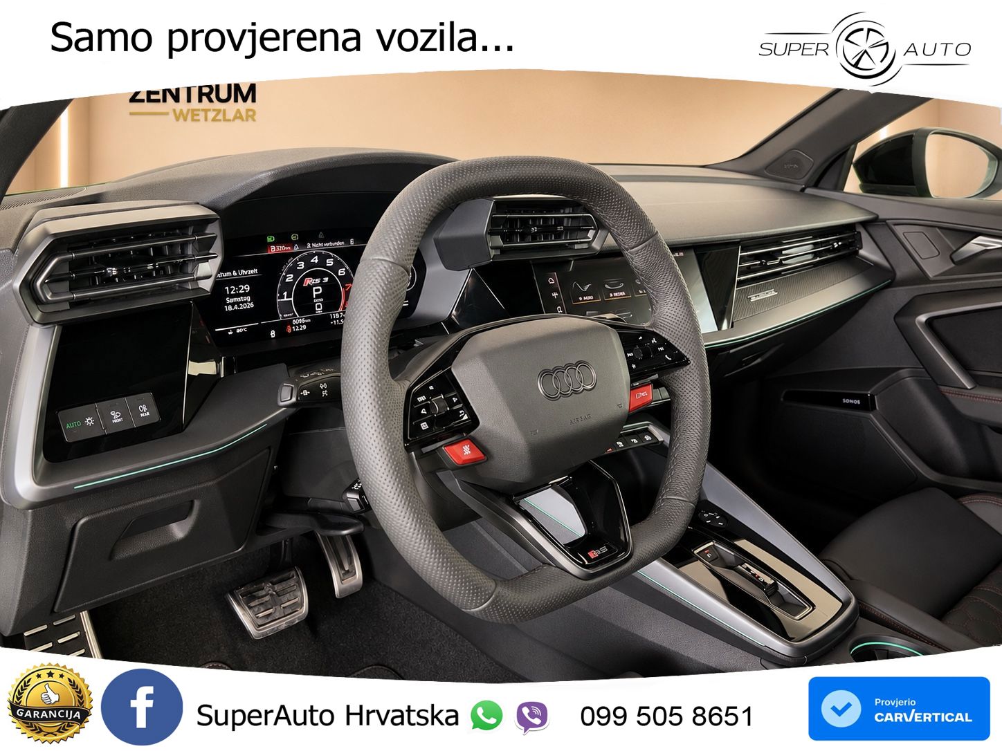 Audi RS3 Sedan 2.5 TFSI (400 KS) quattro S tronic
