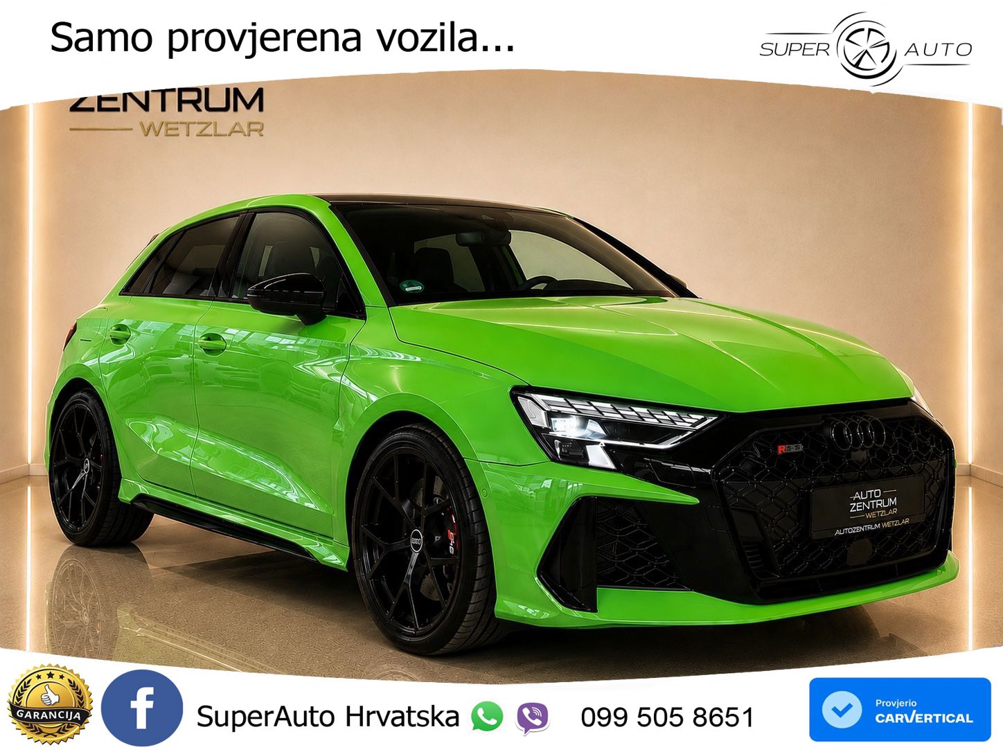 Audi RS3 Sedan 2.5 TFSI (400 KS) quattro S tronic