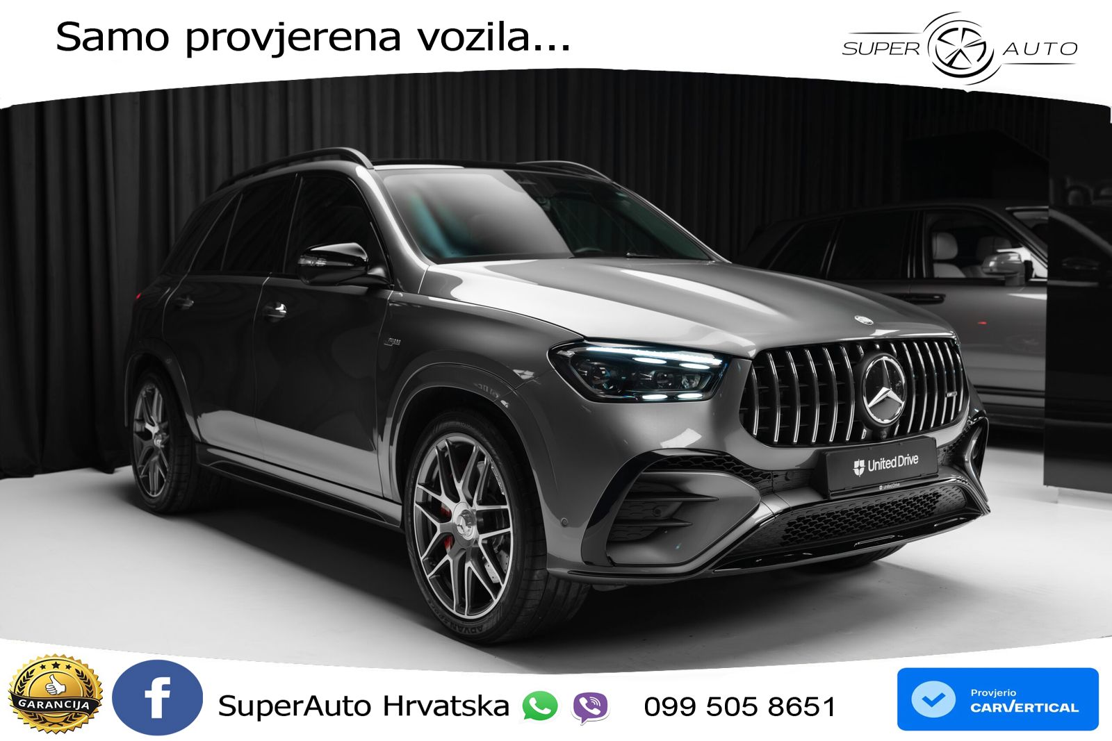 Mercedes AMG GLE 53 (435 KS) EQ Boost 4MATIC+ AMG SPEEDSHIFT TCT 9G LED+GR SJED+ACC