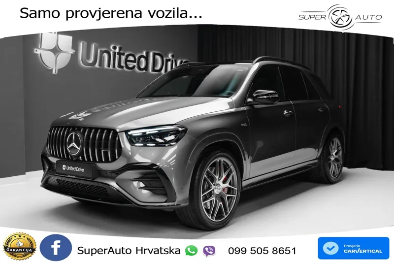 Mercedes AMG GLE 53 (435 KS) EQ Boost 4MATIC+ AMG SPEEDSHIFT TCT 9G LED+GR SJED+ACC