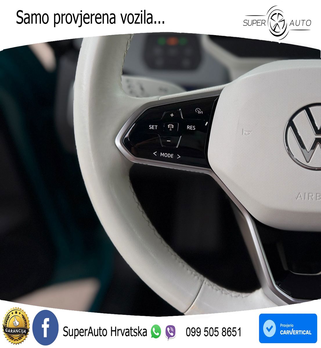 Volkswagen ID.3 Pro Performance 62 kWh (204 KS) LED+GR SJED+ACC
