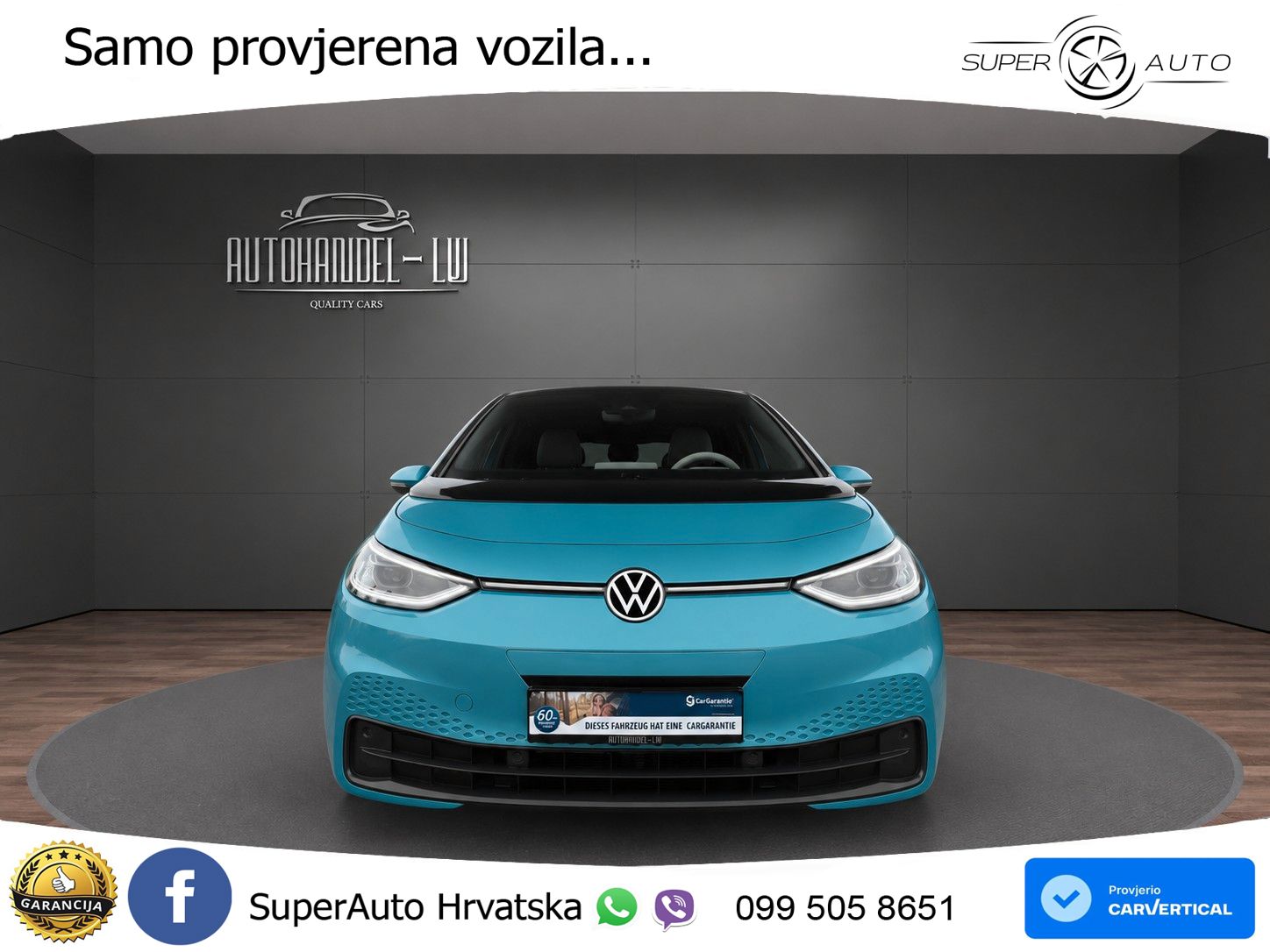 Volkswagen ID.3 Pro Performance 62 kWh (204 KS) LED+GR SJED+ACC