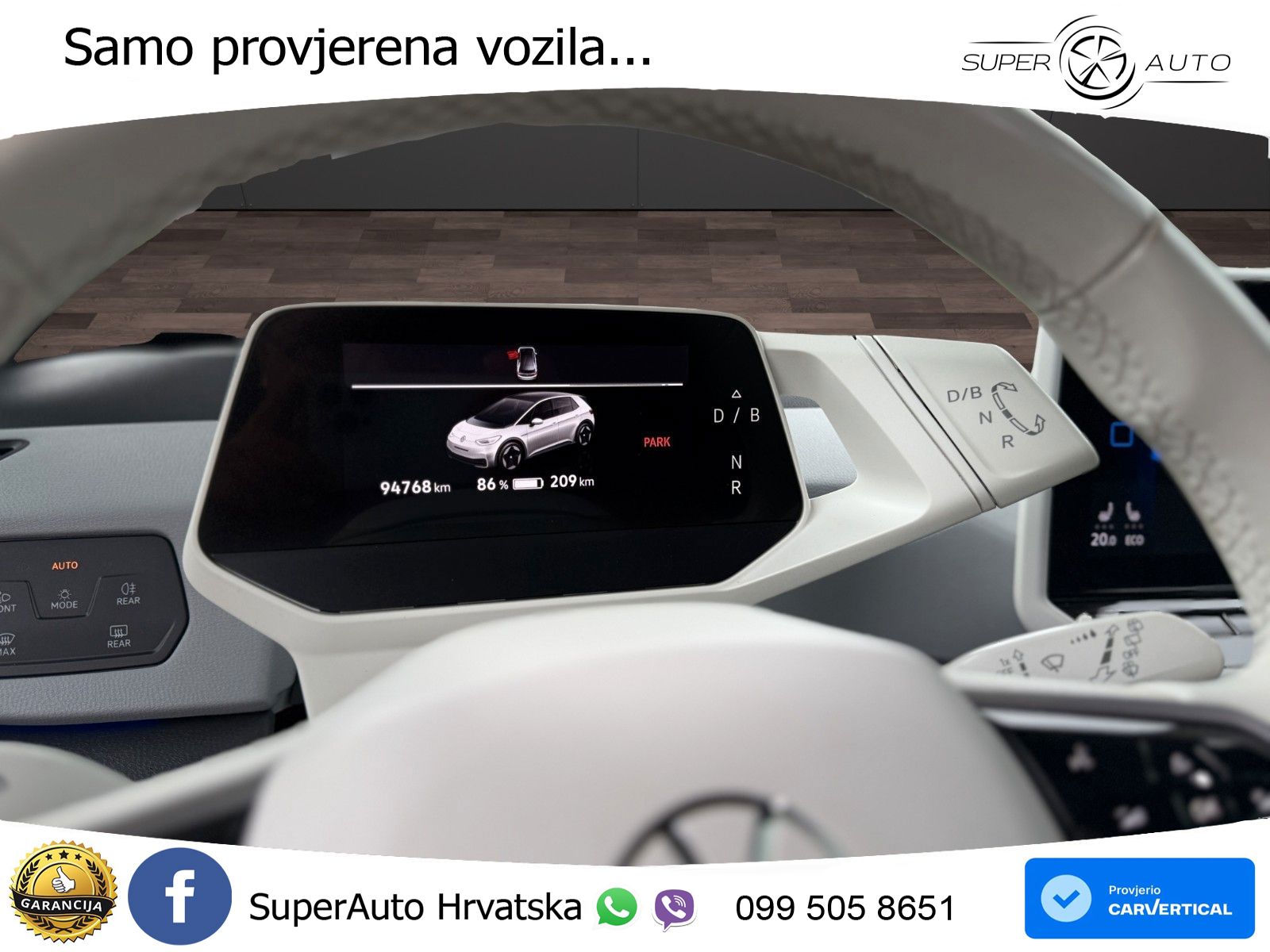 Volkswagen ID.3 Pro Performance 62 kWh (204 KS) LED+GR SJED+ACC
