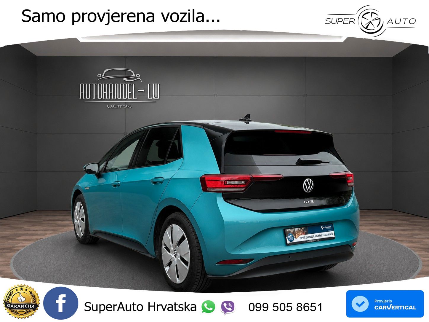 Volkswagen ID.3 Pro Performance 62 kWh (204 KS) LED+GR SJED+ACC