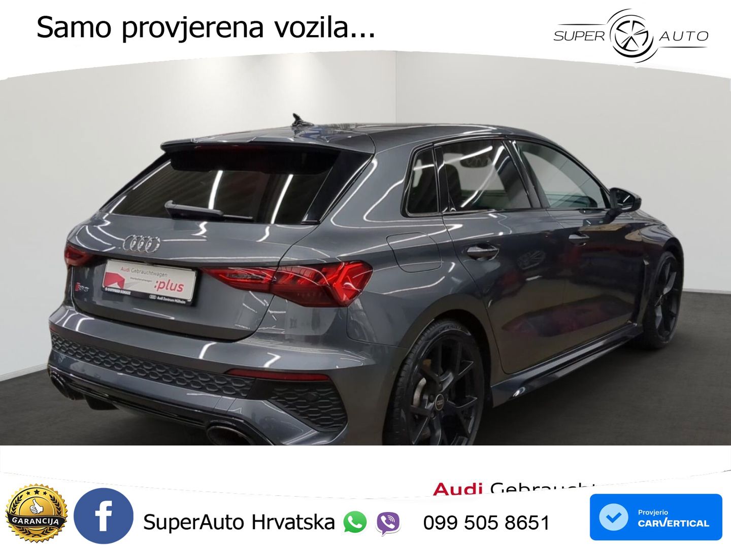 Audi RS3 Sportback 2.5 TFSI (400 KS) quattro S tronic