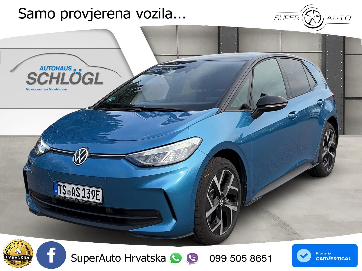 Volkswagen ID.3 Pro 62 kWh (204 KS) LED+GR SJED+ACC
