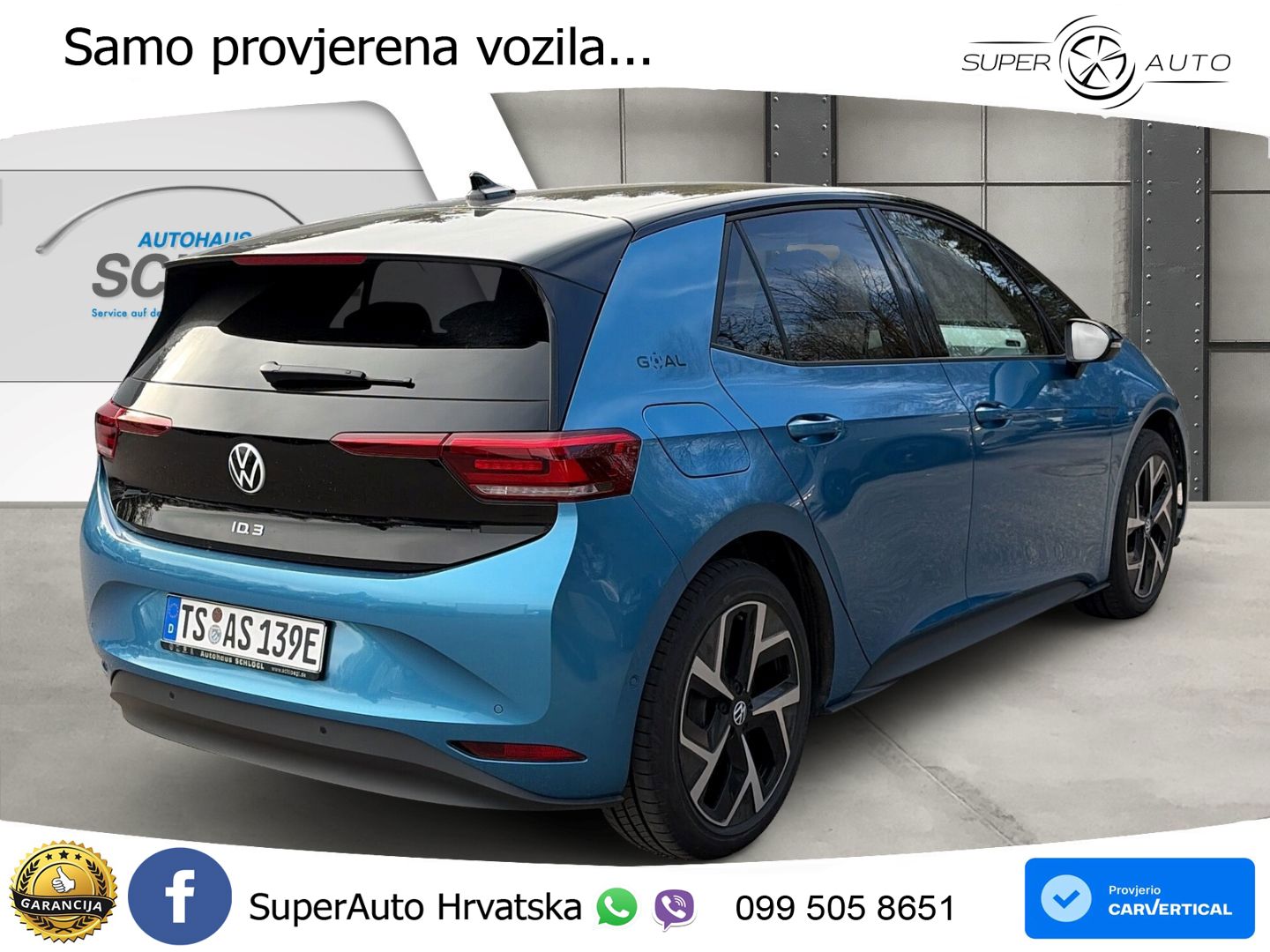 Volkswagen ID.3 Pro 62 kWh (204 KS) LED+GR SJED+ACC