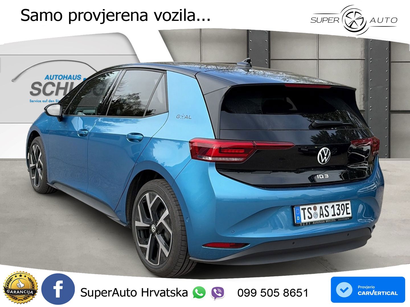 Volkswagen ID.3 Pro 62 kWh (204 KS) LED+GR SJED+ACC