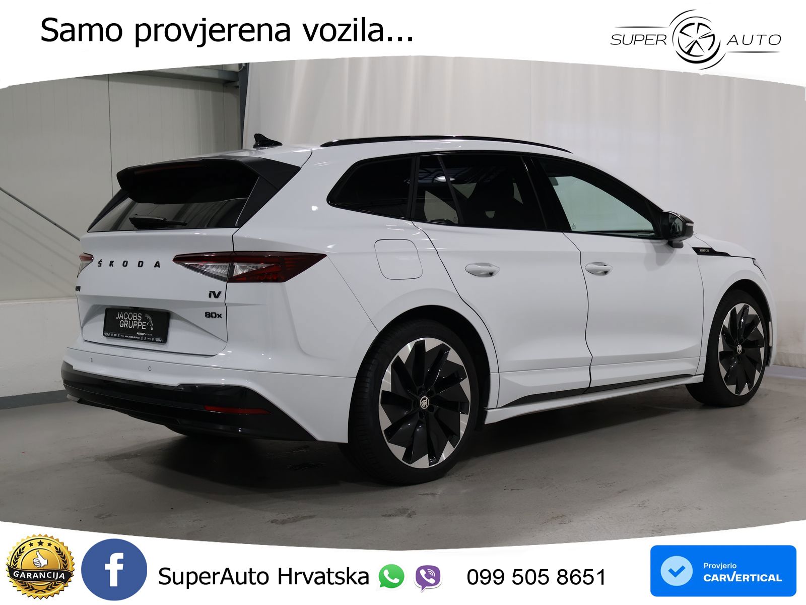 Škoda Enyaq iV 80x 82 kWh (265 KS) AWD SportLine