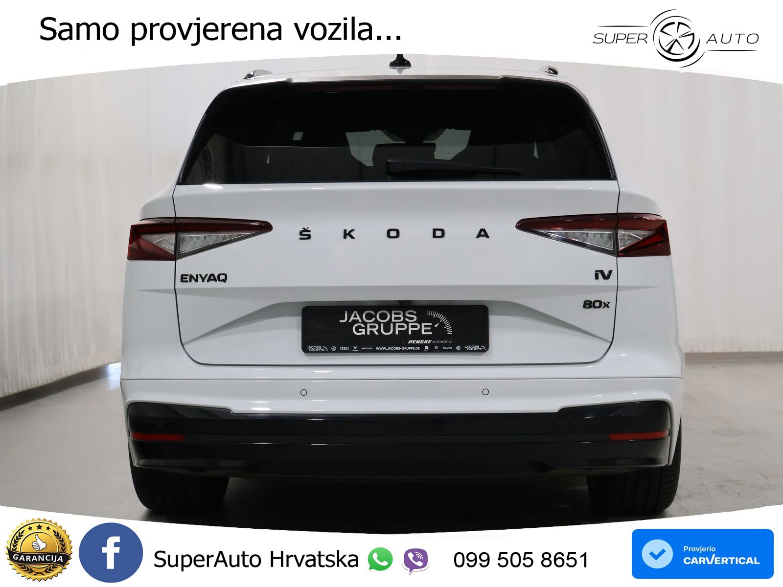 Škoda Enyaq iV 80x 82 kWh (265 KS) AWD SportLine