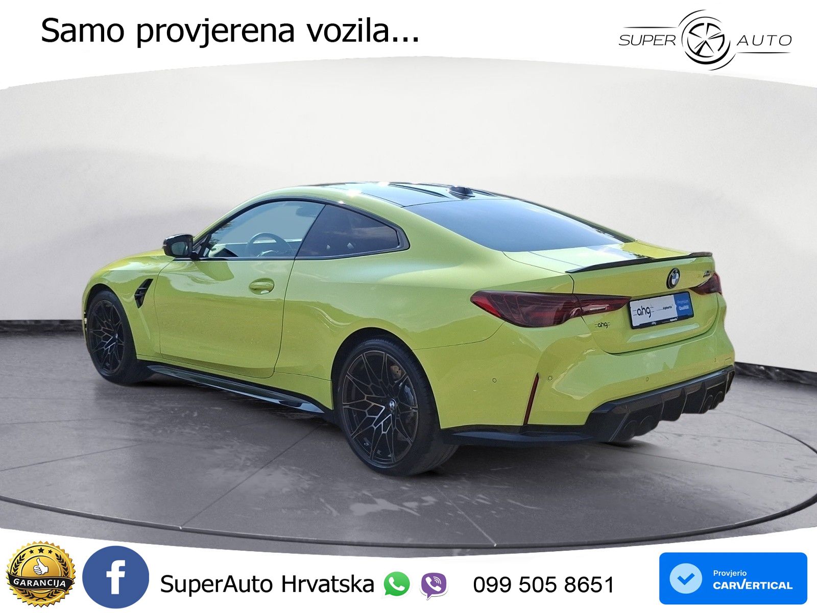 BMW M4 Competition 3.0 (510 KS) Steptronic LED+GR SJED+ACC