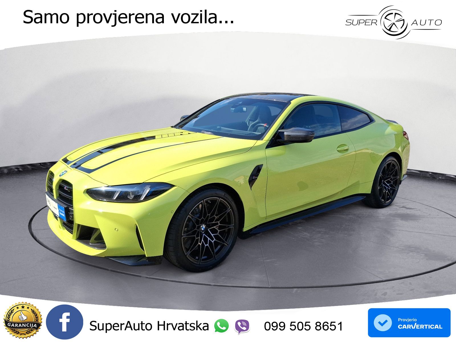 BMW M4 Competition 3.0 (510 KS) Steptronic LED+GR SJED+ACC
