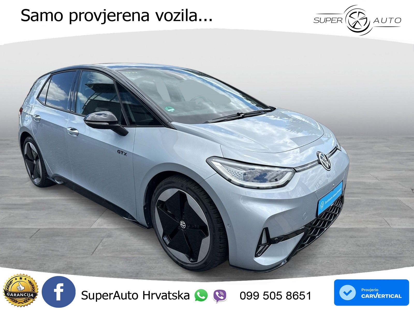 Volkswagen ID.3 GTX 84 kWh (286 KS) LED+GR SJED+ACC