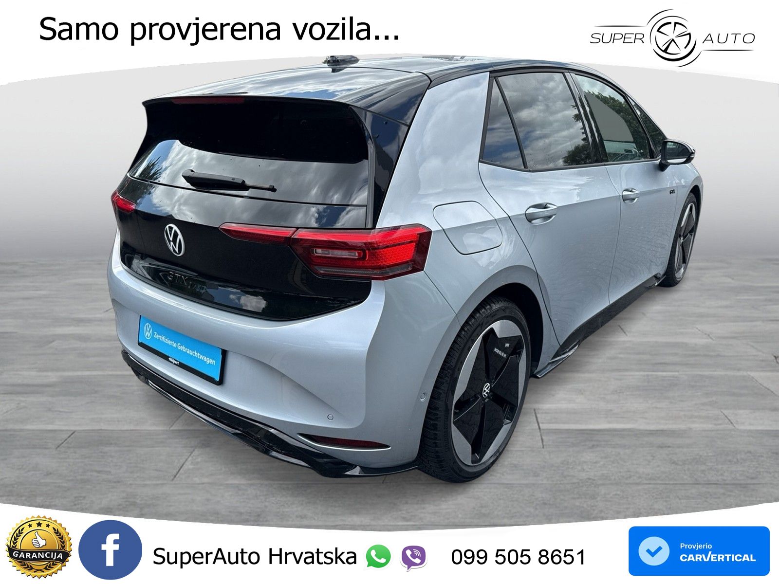 Volkswagen ID.3 GTX 84 kWh (286 KS) LED+GR SJED+ACC