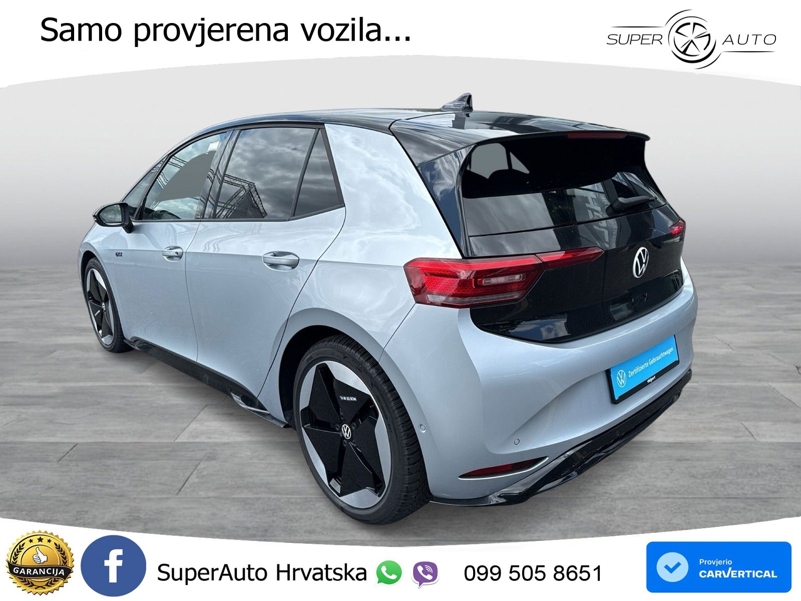 Volkswagen ID.3 GTX 84 kWh (286 KS) LED+GR SJED+ACC
