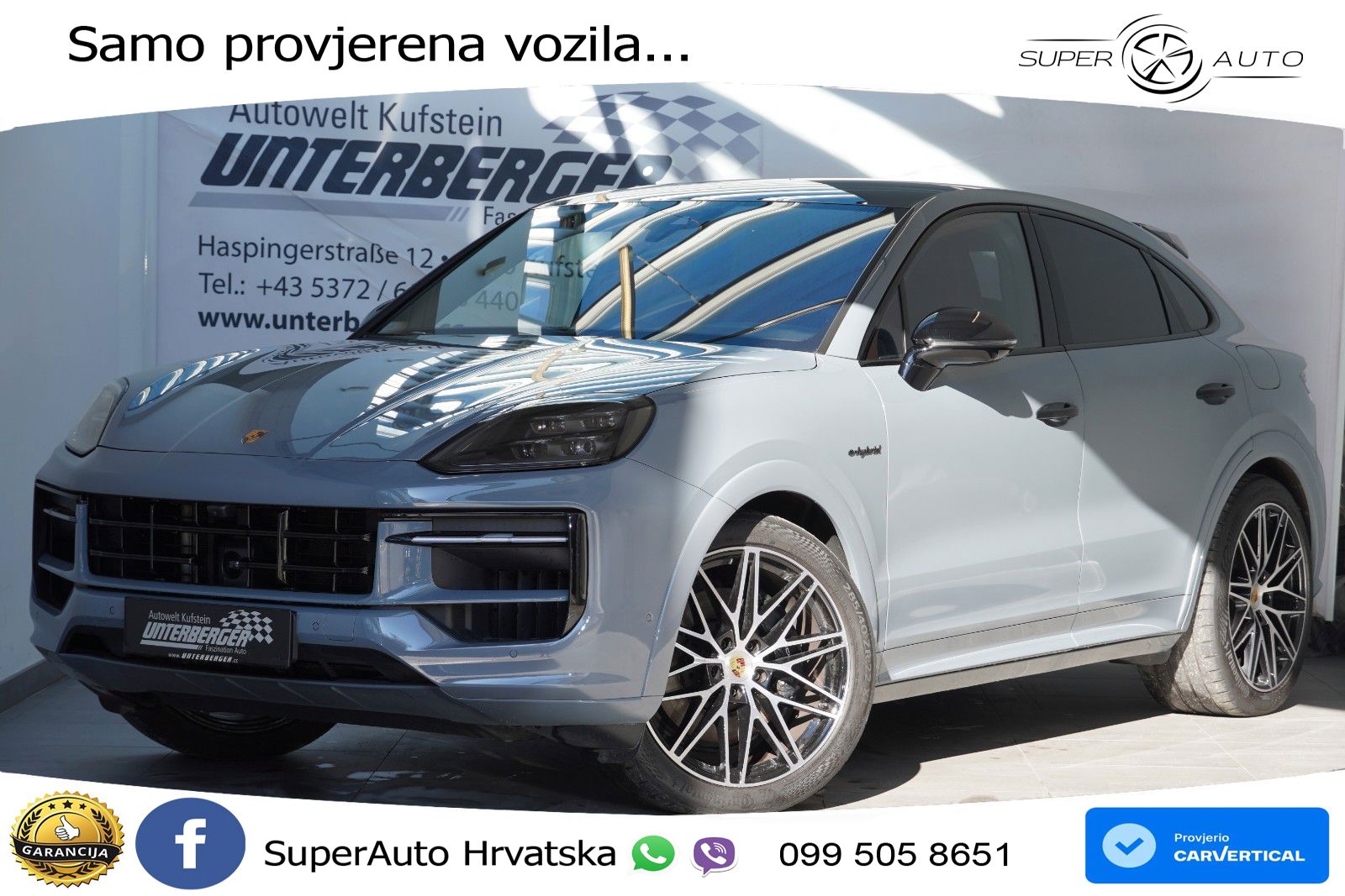 Porsche Cayenne Coupe 3.0 V6 (470 KS) E-Hybrid Tiptronic S LED+GR SJED+ACC