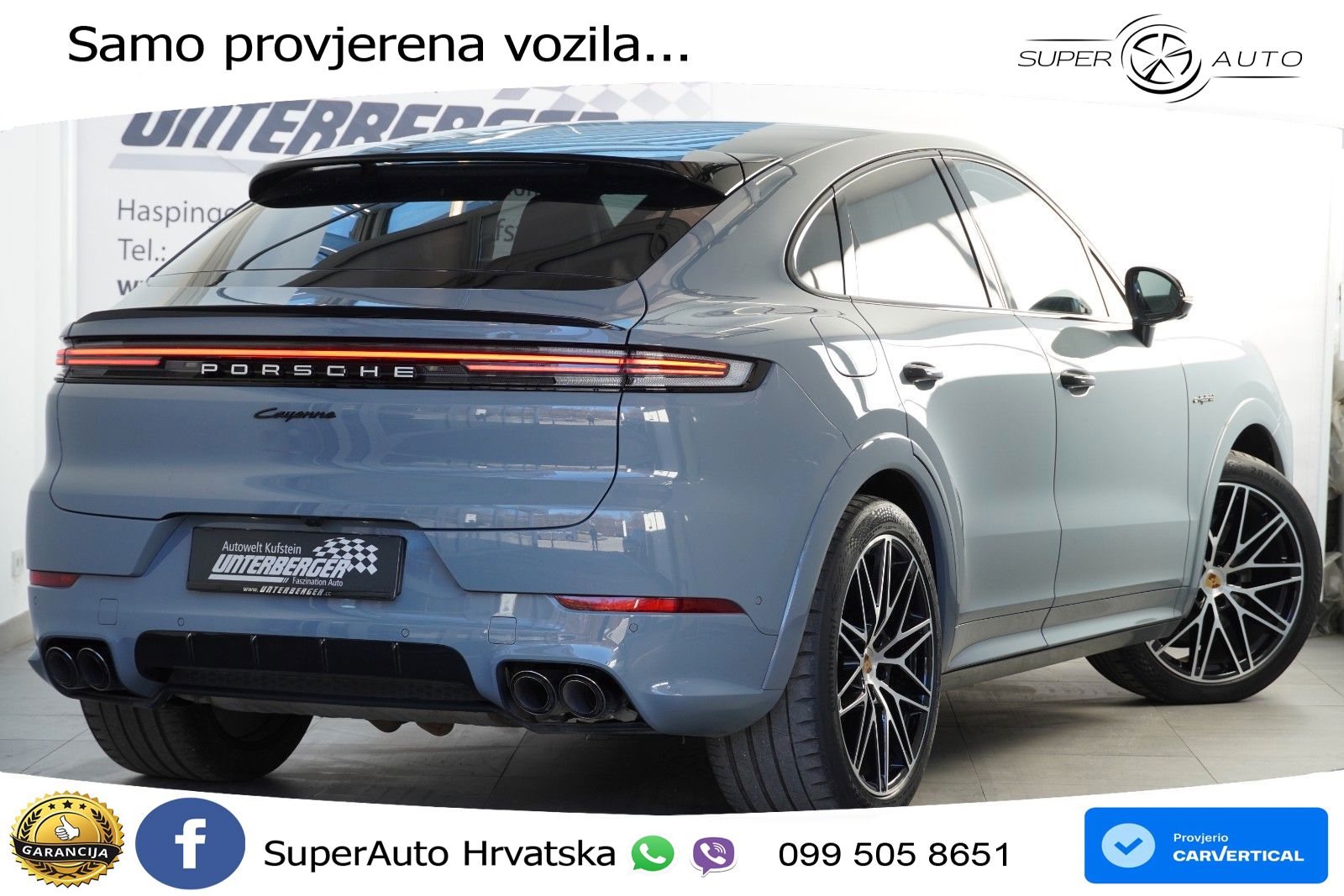 Porsche Cayenne Coupe 3.0 V6 (470 KS) E-Hybrid Tiptronic S LED+GR SJED+ACC