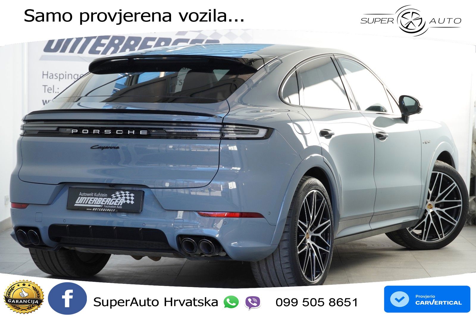 Porsche Cayenne Coupe 3.0 V6 (470 KS) E-Hybrid Tiptronic S LED+GR SJED+ACC