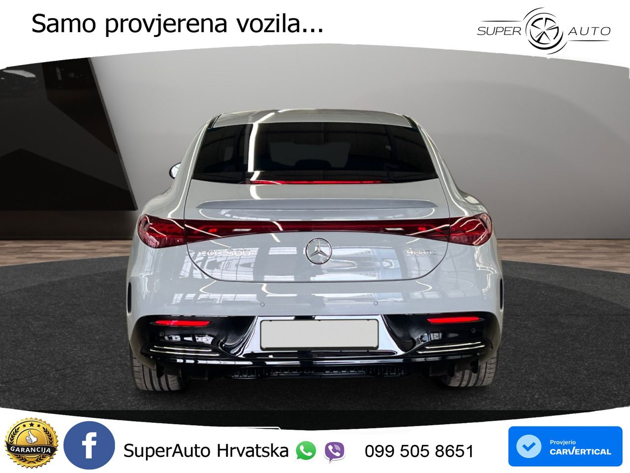 Mercedes EQE 500 100 kWh (449 KS) 4MATIC AMG ZRAČNI+ACC+GR SJED+360