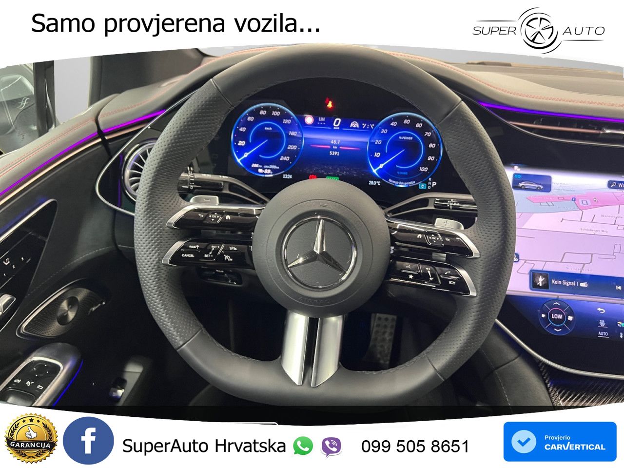 Mercedes EQE 500 100 kWh (449 KS) 4MATIC AMG ZRAČNI+ACC+GR SJED+360