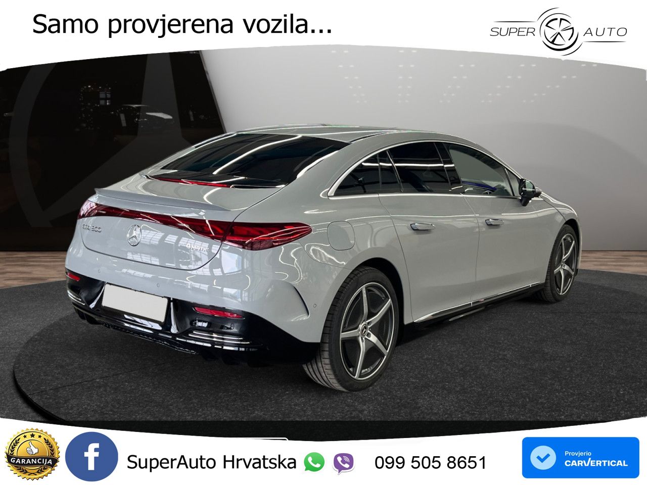 Mercedes EQE 500 100 kWh (449 KS) 4MATIC AMG ZRAČNI+ACC+GR SJED+360