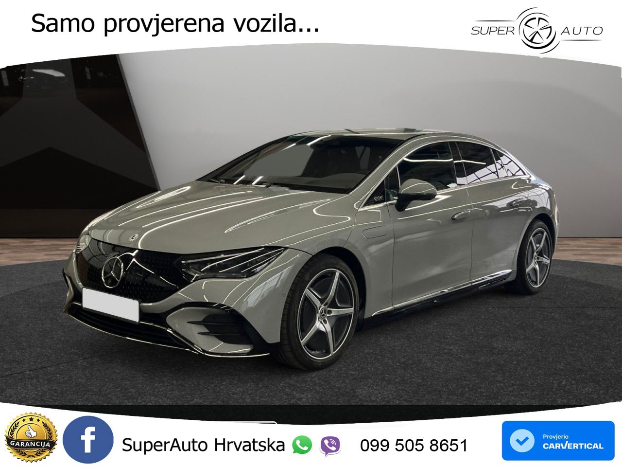 Mercedes EQE 500 100 kWh (449 KS) 4MATIC AMG ZRAČNI+ACC+GR SJED+360