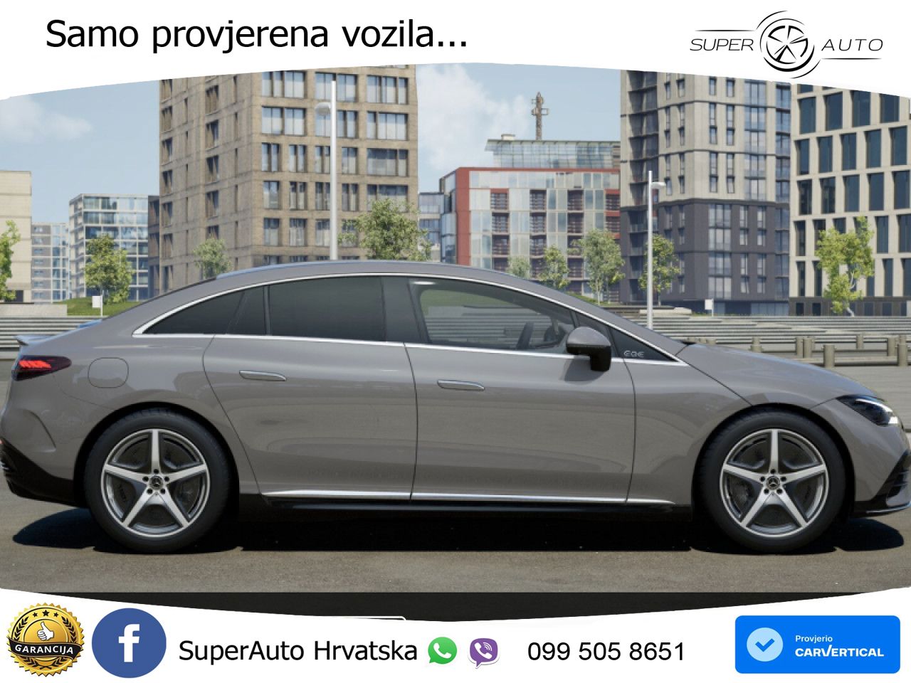 Mercedes EQE 500 100 kWh (449 KS) 4MATIC AMG ZRAČNI+ACC+GR SJED+360