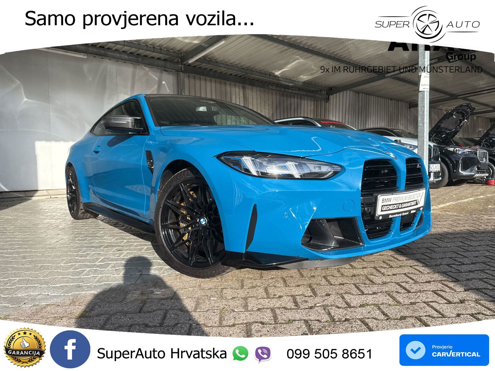 BMW M4 Competition 3.0 (510 KS) Steptronic LED+GR SJED+ACC