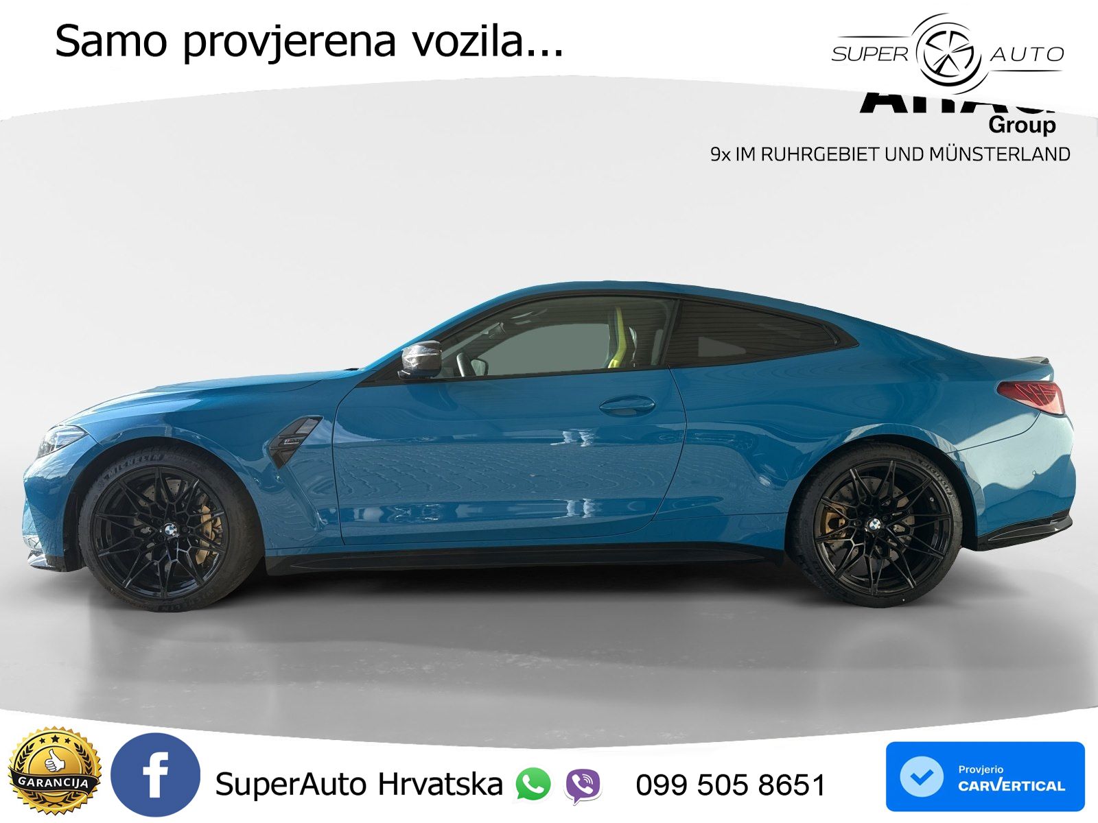BMW M4 Competition 3.0 (510 KS) Steptronic LED+GR SJED+ACC