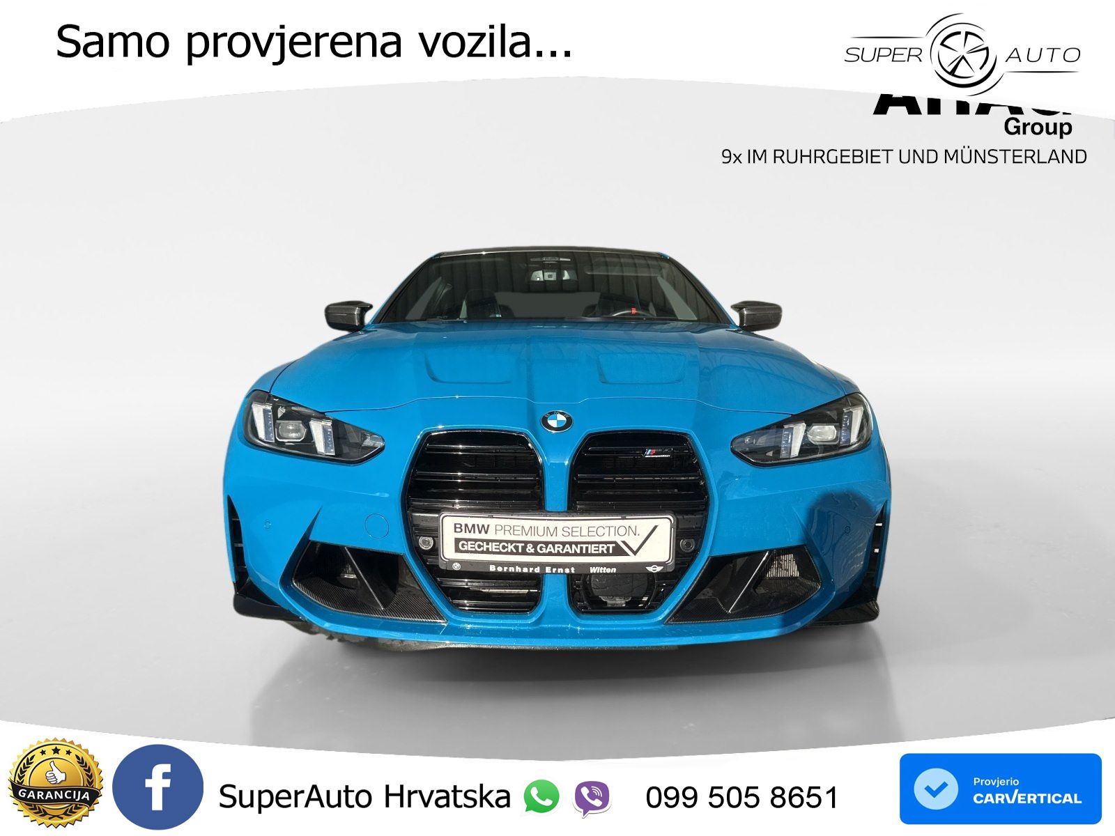 BMW M4 Competition 3.0 (510 KS) Steptronic LED+GR SJED+ACC