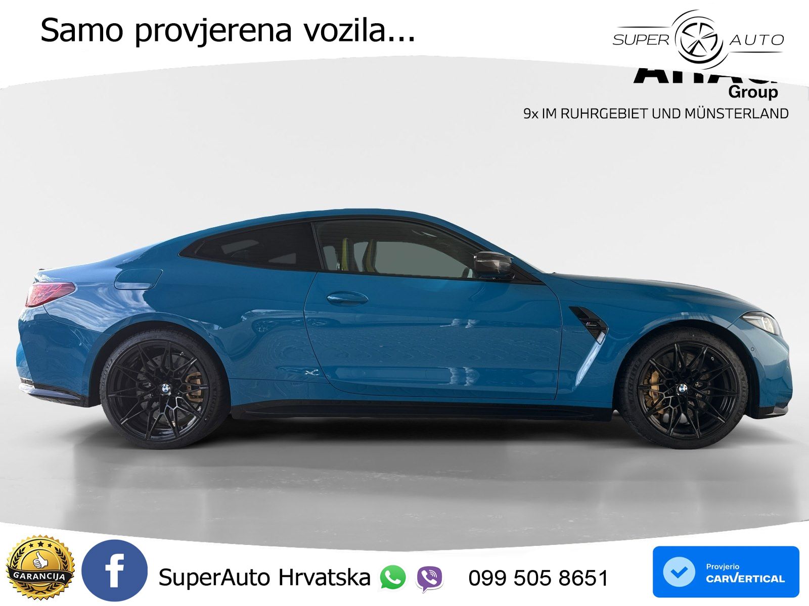 BMW M4 Competition 3.0 (510 KS) Steptronic LED+GR SJED+ACC