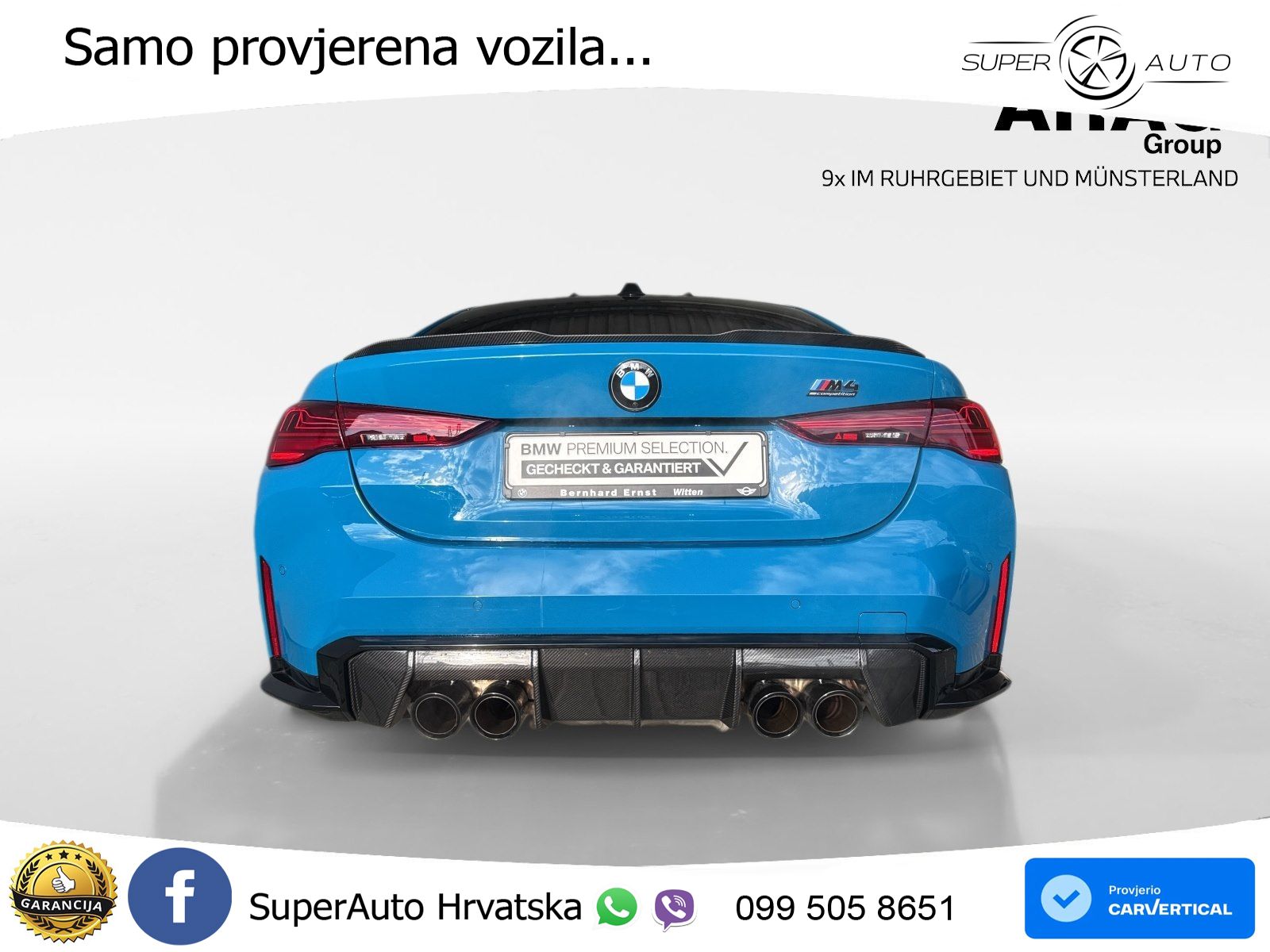 BMW M4 Competition 3.0 (510 KS) Steptronic LED+GR SJED+ACC