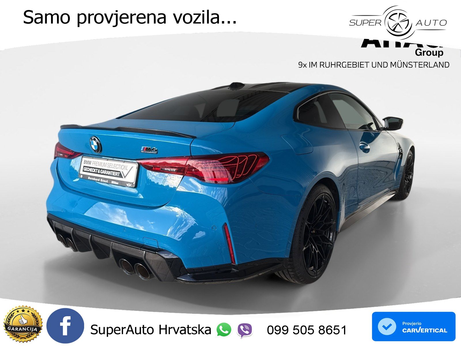 BMW M4 Competition 3.0 (510 KS) Steptronic LED+GR SJED+ACC
