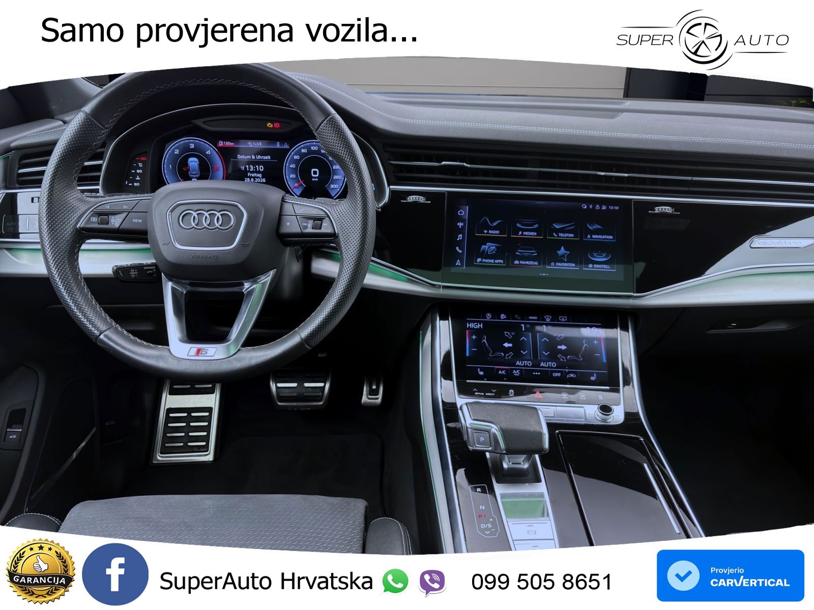 Audi Q8 50 TDI V6 (286 KS) quattro Tiptronic