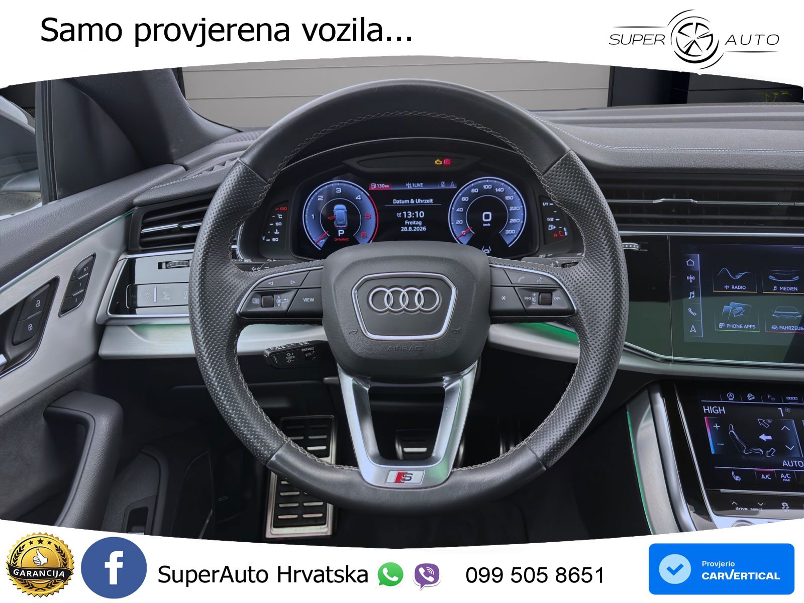 Audi Q8 50 TDI V6 (286 KS) quattro Tiptronic