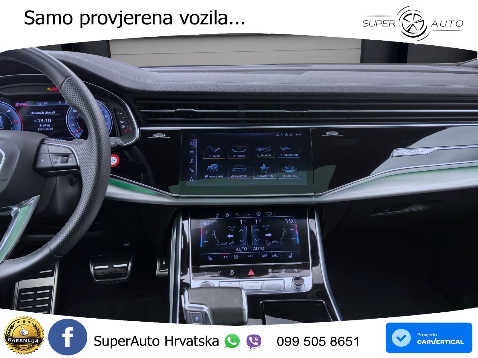Audi Q8 50 TDI V6 (286 KS) quattro Tiptronic