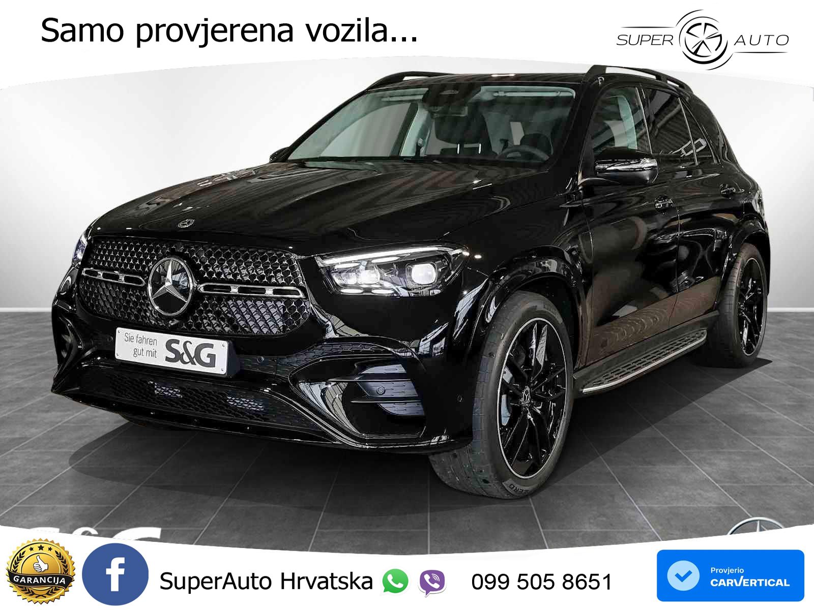 Mercedes GLE 580 V8 (517 KS) EQ Boost 4MATIC 9G-TRONIC AMG LED+GR SJED+ACC