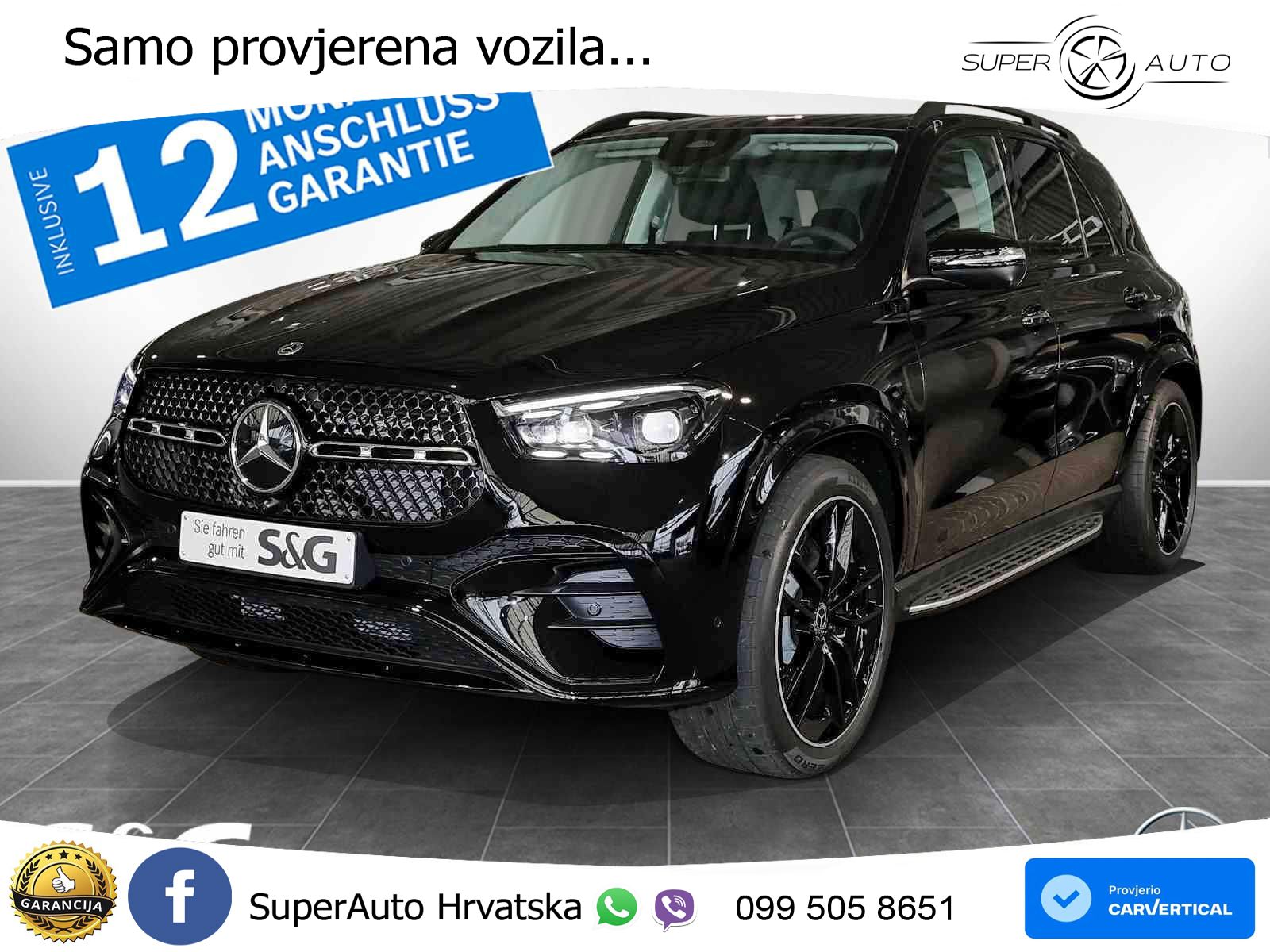 Mercedes GLE 580 V8 (517 KS) EQ Boost 4MATIC 9G-TRONIC AMG LED+GR SJED+ACC