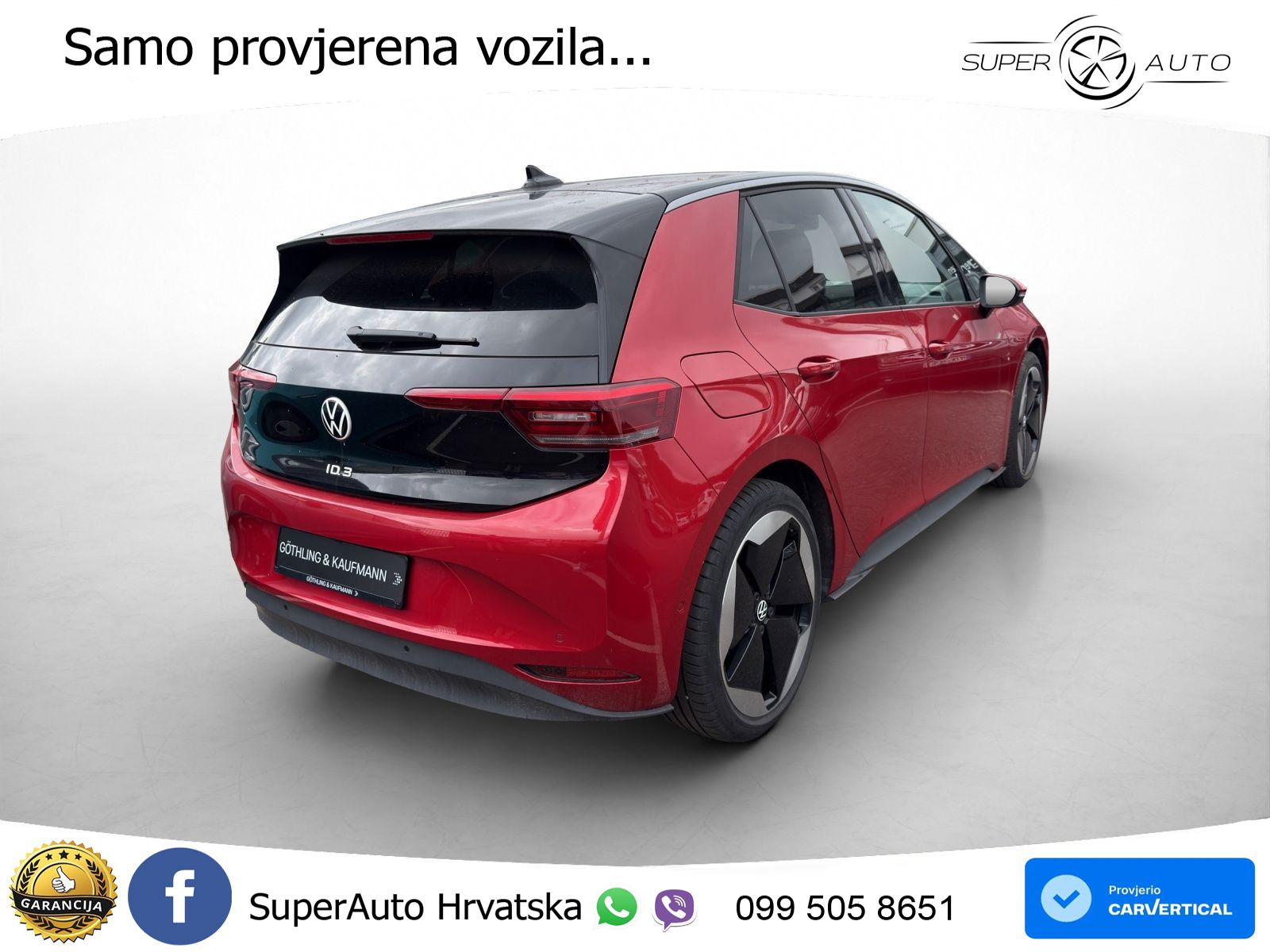 Volkswagen ID.3 Pure 55 kWh (170 KS) LED+GR SJED+ACC