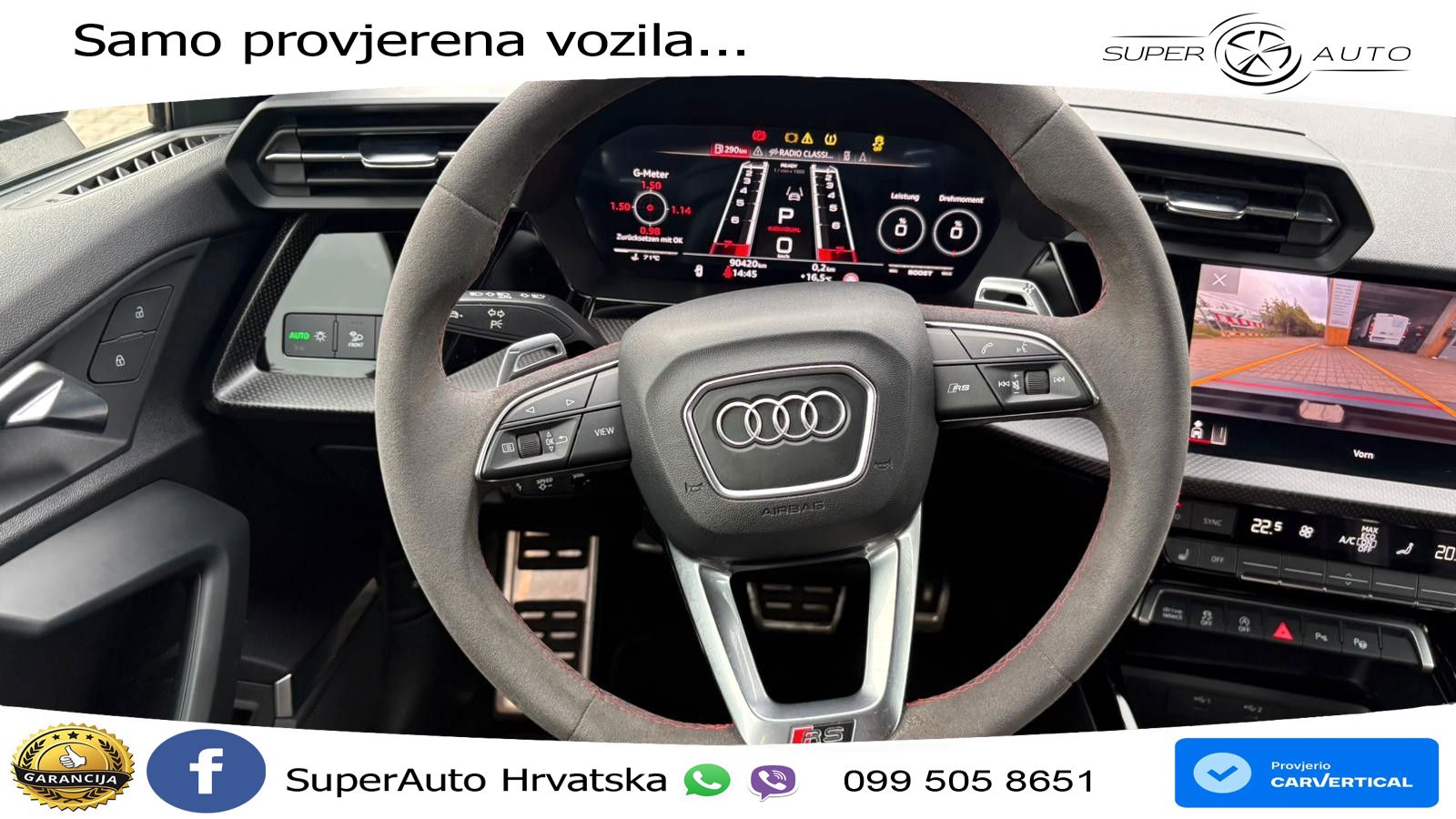 Audi RS3 Sedan 2.5 TFSI (400 KS) quattro S tronic LED+GR SJED+ACC